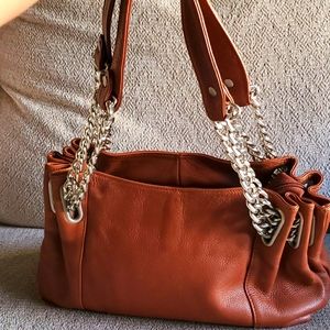 Sabrina leather satchel